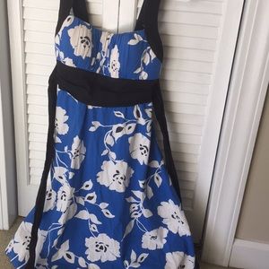 Blue and white summer dress💕